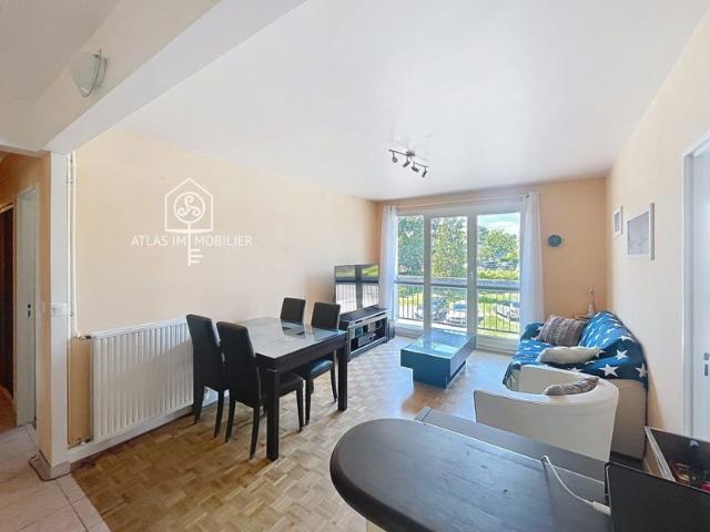 T3 de 64 m² avec balcon, parking et cave