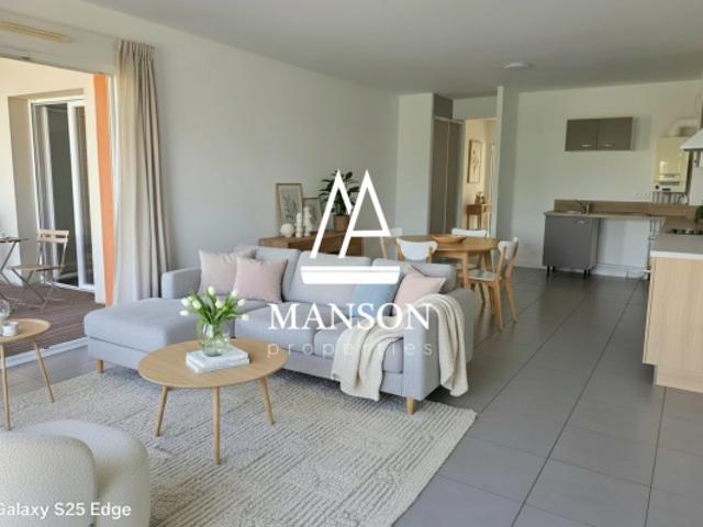 T3 DE 79M² HABITABLES AVEC 2 PLACES DE STATIONNEMENT ET BALCON