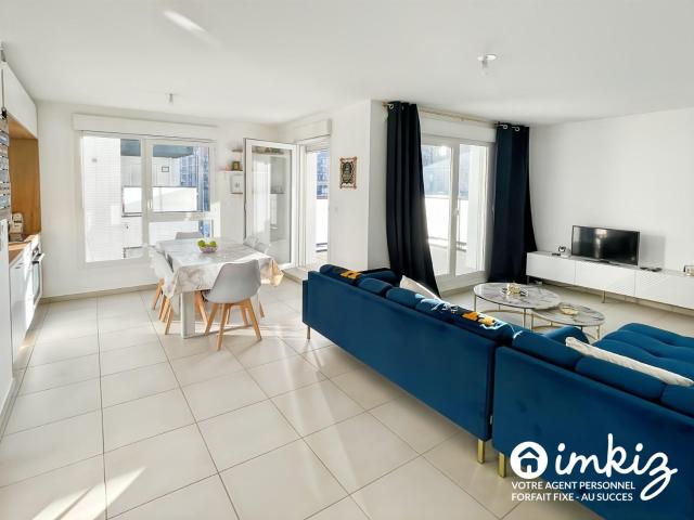 T3 de standing 2023 vendu meublé, avec balcon