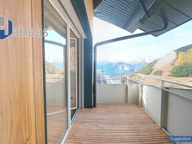 T3 Duplex, 2 chambres, 67,01m², Balcon 6m², Casier à Ski, cellier