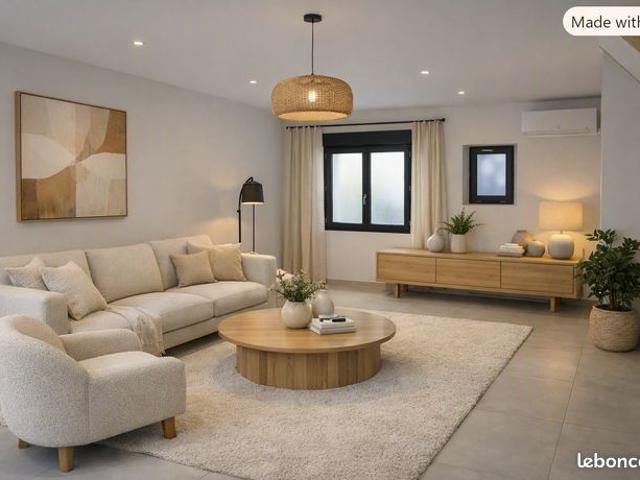 T3 duplex esprit maison avec terrasse — Refait à neuf — Hors copropriété — Colombier Saugnieu