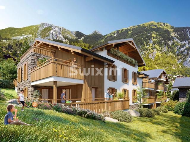T3 en rez de jardin, terrasse 34 m² et accès Paradiski 63m² Champagny en Vanoise La Plagne