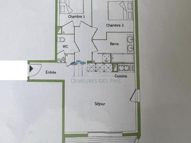 T3 lumineux 63m2 avec terrasse Bayonne