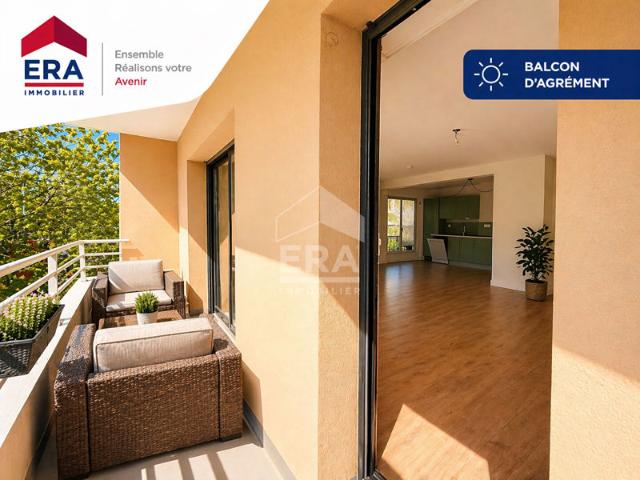 T3 lumineux avec balcon plein sud + parking cadre de vie recherché