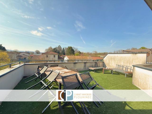 T3 lumineux avec double terrasse Un bien rare à Mâcon