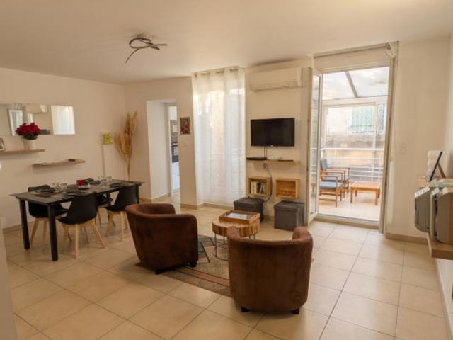 T3 meublé 60m² Nîmes Vauban Climatisé avec Terra