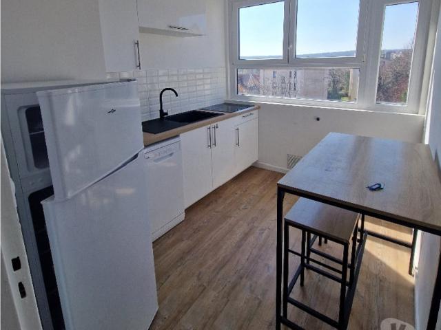 T3 meublé 60m² refait à neuf – 2 chambres + 2 SDB