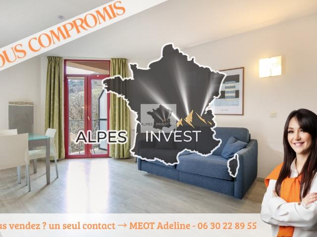 T3 MEUBLE AVEC BALCON ET PLACE DE PARKING ALLEVARD