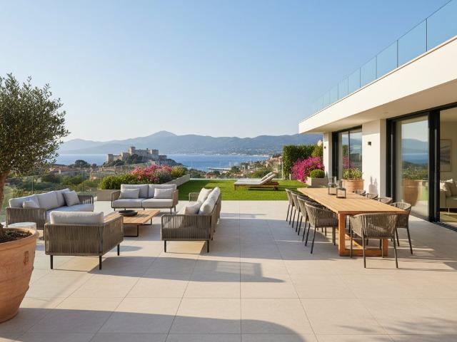 T3 NEUF AVEC VUE MER: Résidence avec piscine Les Hauts de Donateo 3 pièces, 65 m²