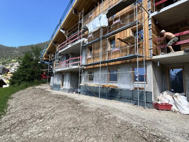 T3 neuf avec vue dégagée sur les sommets au coeur de chatel