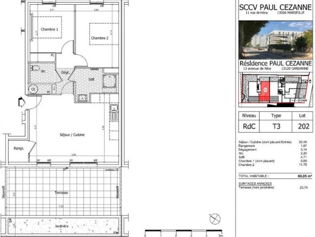T3 NEUF LOT 202