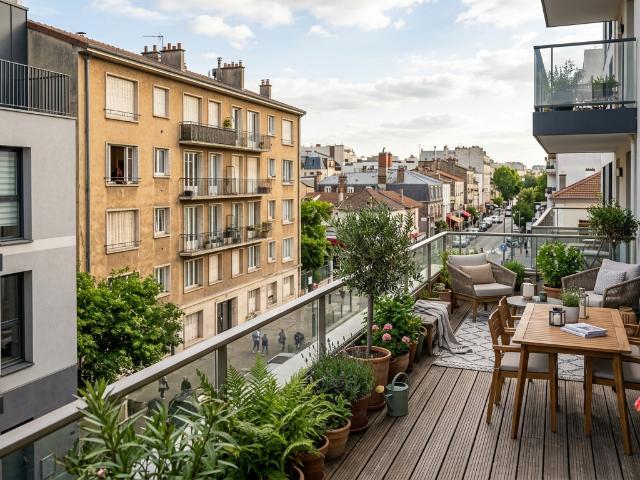 T3 orienté PLEIN OUEST avec BALCON ET PARKING PROCHE COMMODITES et SERVICES