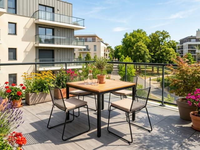 T3 orienté PLEIN SUD avec belle TERRASSE, PROCHE MÉTRO 13