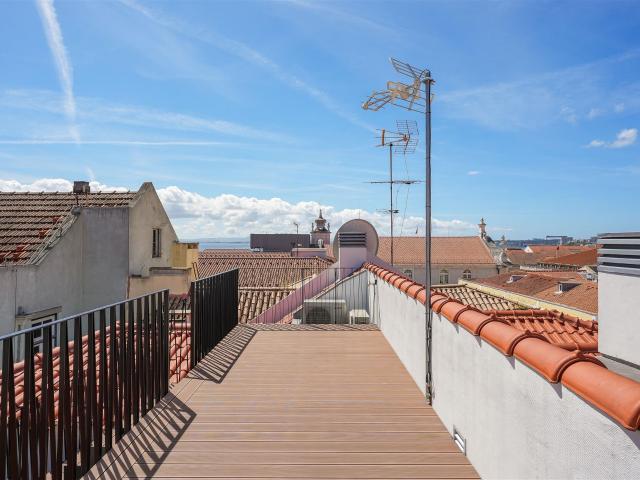 T3 Penthouse no Chiado Terraço Vista Rio Tejo 140m² Santa Catarina