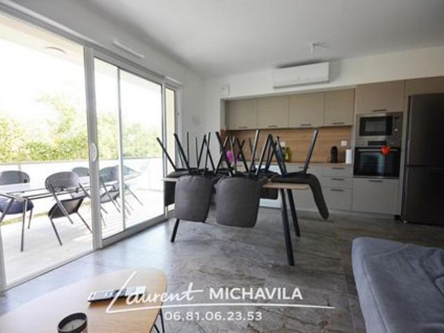 T3 premiuim de 55m2 avec terrasse Accès direct Plage 200m 1040€
