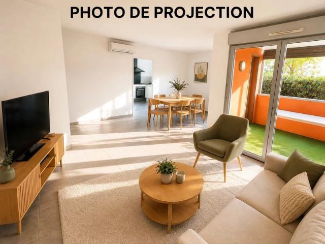 T3, rez de jardin, proche Tram et commerces