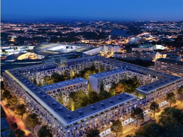Oferta da escritura. Exclusivo T0 no Condomínio Mais Luxuoso do Porto Antas