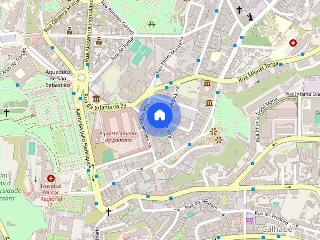 T0 junto 1 minuto da Universidade Coimbra