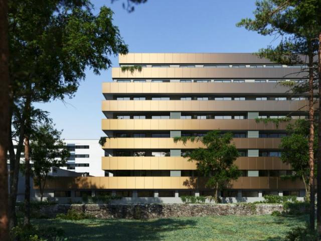 T0 Novo c/ Terrao e Lugar Garagem Centro Gaia Av Repblica