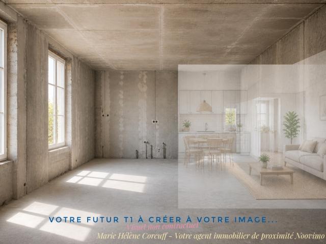 T1 à rénover 38,45 m2 Hyper centre de Liffré Fort potentiel