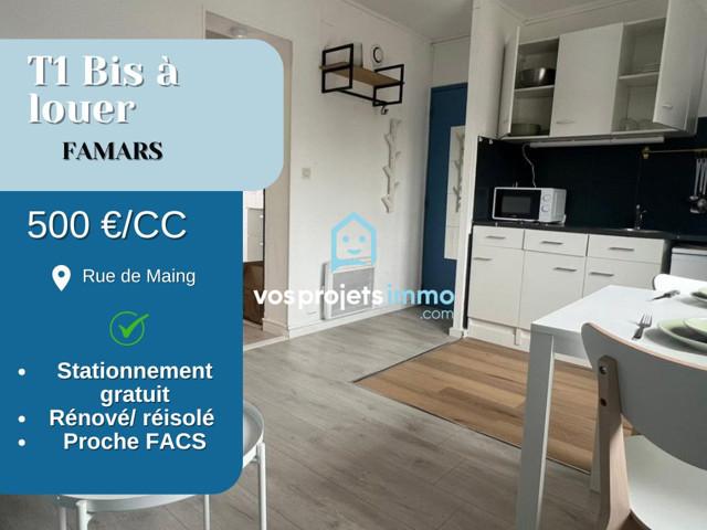 ? T1 bis meublé & équipé ? 2? étage