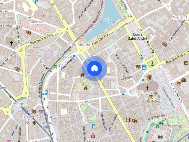 T1 bis MEUBLE 13 rue Saint Pierre, NANTES