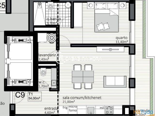 T1 Empreendimento Central Park Matosinhos Sul NOVO | 26084097721