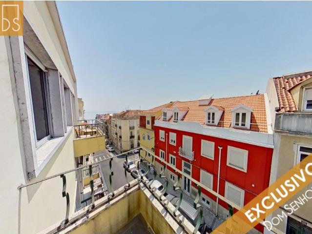 T1 para Arrendamento em São Vicente, Lisboa Com Vista Rio Tejo 880€ mensais