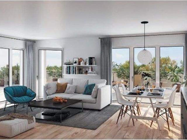 T2 40 m² dernier étage