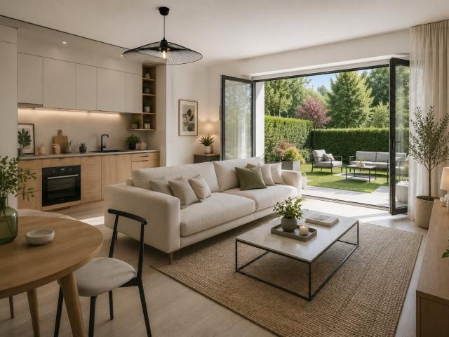 T2 50m² avec Jardin 41m² 4min ligne 15 Parking 2 pièces, 50 m²