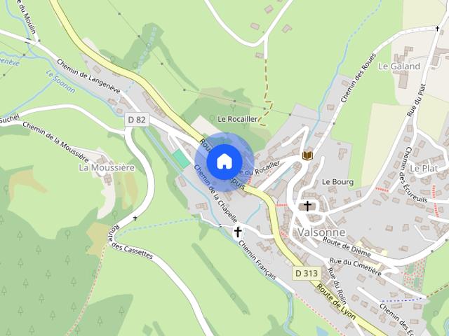 T2 AVEC CAVE ET STATIONNEMENT VALSONNE