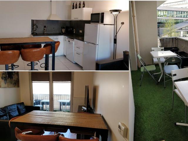 T2 avec grand balcon, Porte GENTILLY, tout compris