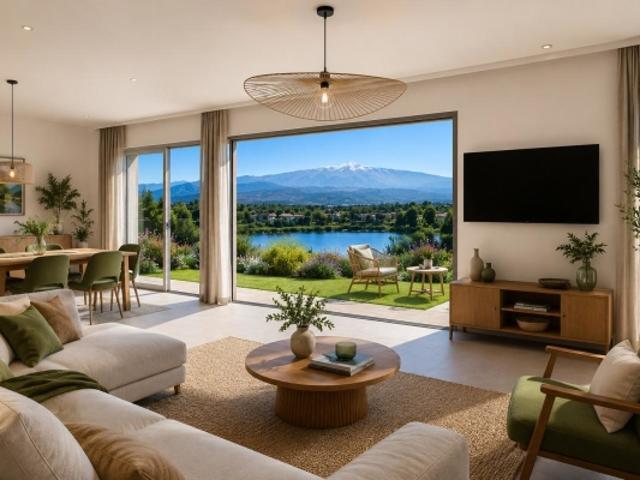 T2 avec Terrasse & Jardin Vue Lac et Montagnes !