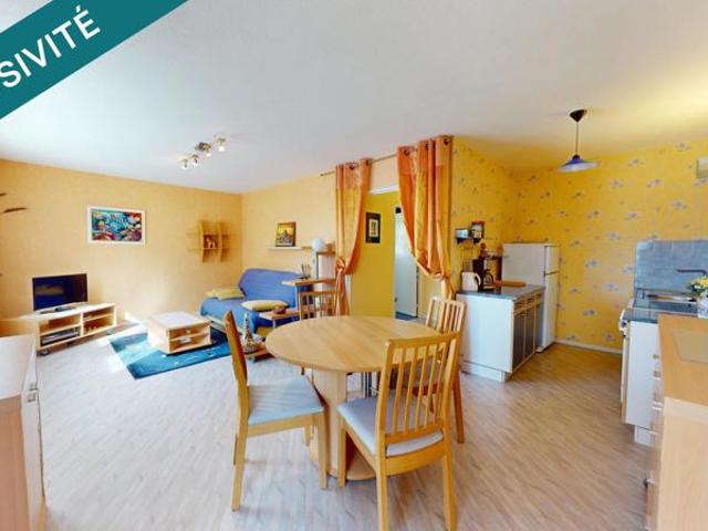 T2 Brunstatt Didenheim – Rue Bellevue – 2 pièces avec terrasse, place de parking et cave
