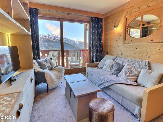 T2 cabine 50 m² avec parking couvert – Balcon Ouest – Résidence skis aux pieds