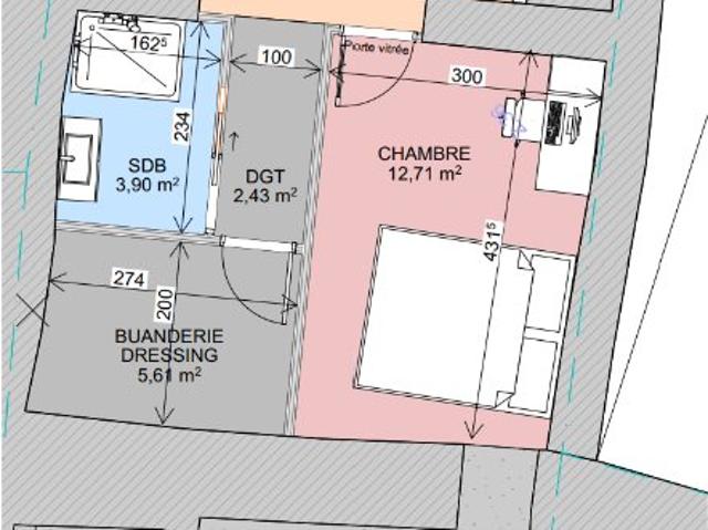 T2 centre Lambesc 46m² Lambesc