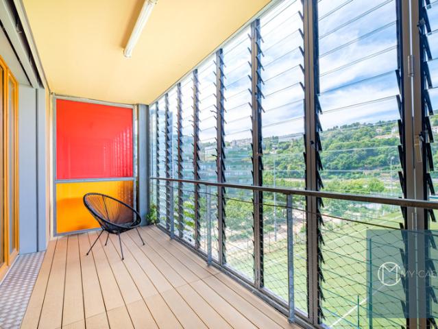T2 Confluence vue Saône loggia