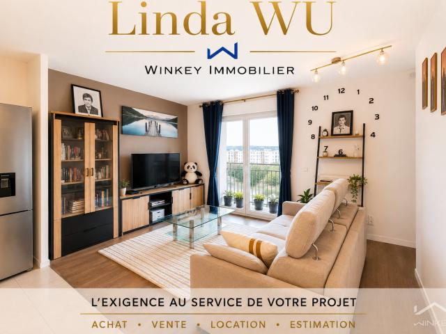 T2 de 45 m2 dernier étage avec balcon et vue dégagée