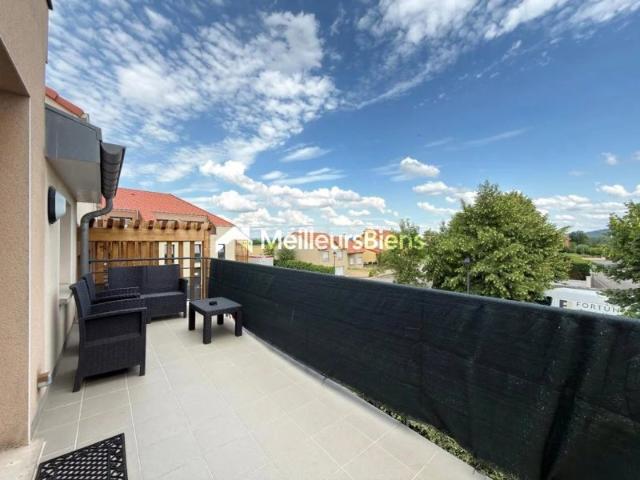 T2 de 46 m² à Cattenom avec balcon 13 m2, cave et parking