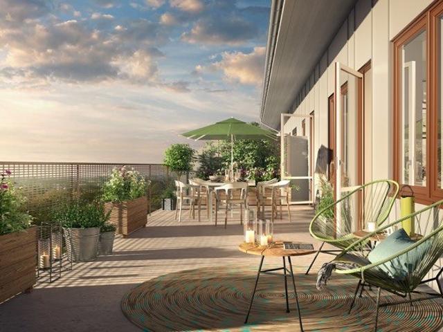 T2 DERNIER ETAGE TERRASSE FRAIS DE NOTAIRE OFFERTS LE PLESSIS BOUCHARD 2 pièces, 41 m²