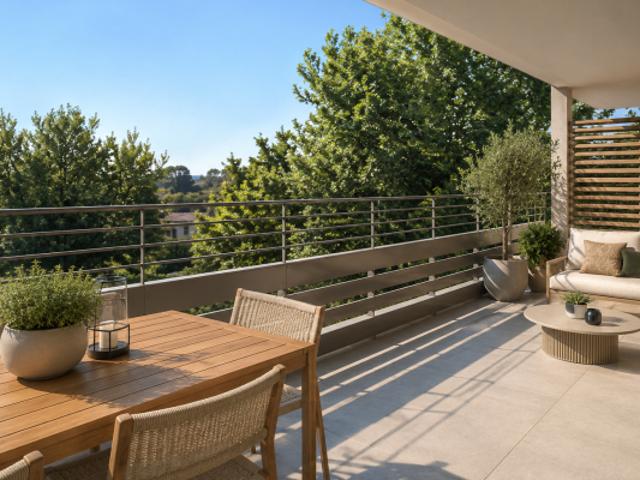 T2 d'exception aux portes du centre ville d'Aix en Provence avec balcon