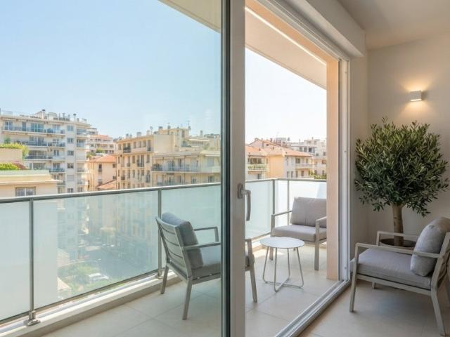 T2 lumineux neuf en étage avec terrasse à Nice à moins de 250k€ – Accès tramway immédiat 2 pièces, 35 m²