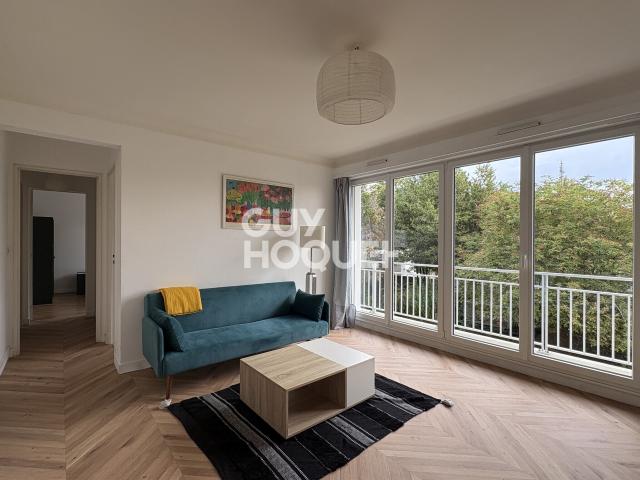 T2 meublé Chalâtres avec balcon – chauffage compris