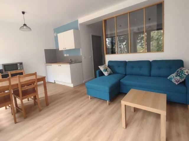 T2 meublé avec terrasse privée vue sur parc