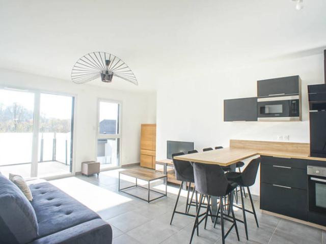 T2 meublé de 47 m² avec terrasse et garage