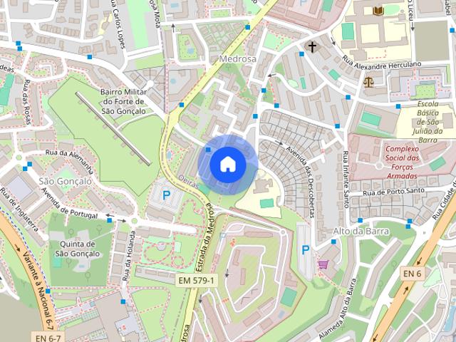 T2 Mobilado em Oeiras a 500 metros da Universidade Nova