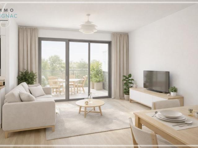 T2 neuf avec grand balcon Écoquartier nouvelle génération