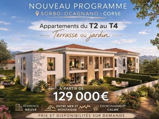 T2 neuf avec jardin à 5 minutes des plages