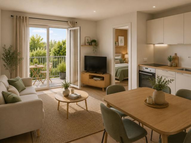 T2 NEUF À BALLAN MIRÉ – AUX PORTES DE TOURS 1 pièce, 42 m²