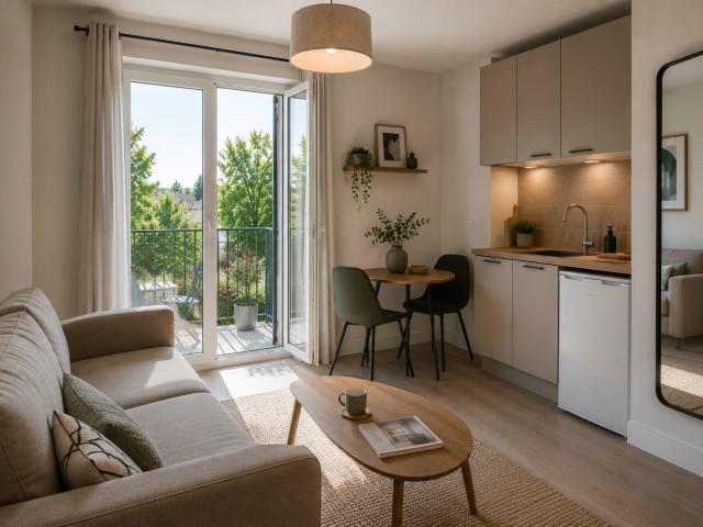 T2 Neuf Hyper Centre | 42 m² | À 8 min de la gare 2 pièces, 43 m²